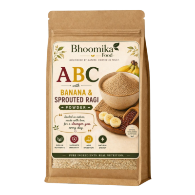 ABC with Sprouted Ragi & Banana Powder