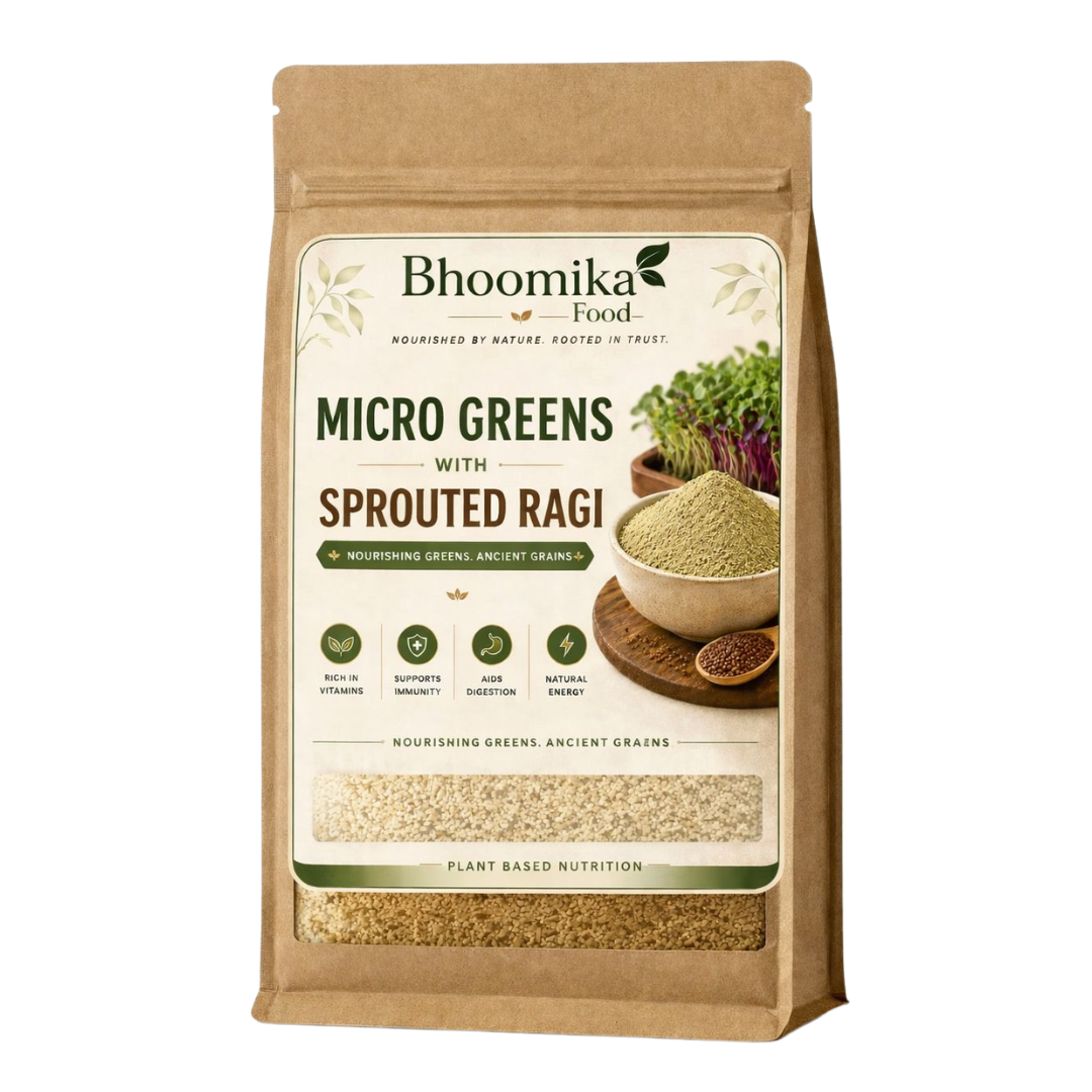 Microgreens With Sprouted Ragi